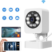 lulshou Cameras for Home Security, Smart Home Body Surveillance Camera 1080 HD Remote Voice Intercom Wireless Wifi Camera Monitor Indoor Camera