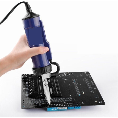 Electric Desoldering Gun with Efficiency Solder Removal for PCB  and Electronics Black 1
