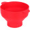 Silicone Popcorn Maker Bowl with Lid and Long Handle, Foldable Microwave Safe Red Kitchen Accessory 4