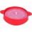 Silicone Popcorn Maker Bowl with Lid and Long Handle, Foldable Microwave Safe Red Kitchen Accessory 3
