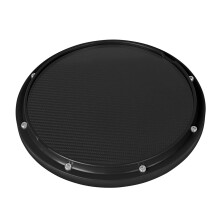 12 Inch Carbon Fiber Drum Practice Pad with Noise Reduction and Realistic Rebound NonSlip Base
