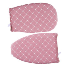 2pcs Heat Resistant Ironing Glove for Clothes Steaming AntiScald Handheld Mitt Pink 21x14cm