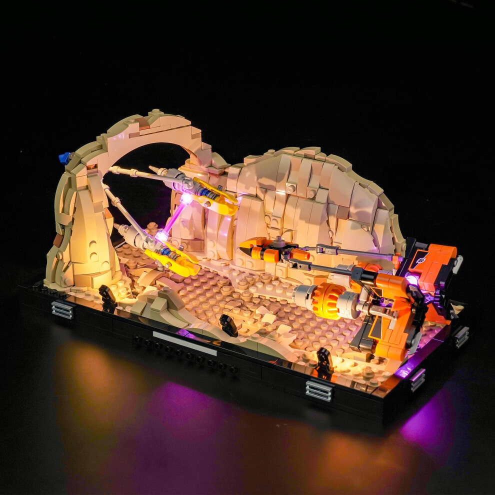 Kit For 75380 Mos Espa Podrace Diorama, Led Ing Compatible With Star Wars Display Light 9070919119378