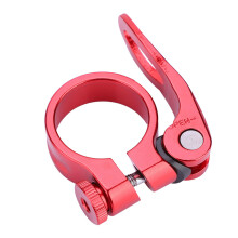 GUB CX-18 Aluminum Red Quick Release Bike Seatpost Clamp 34.9mm