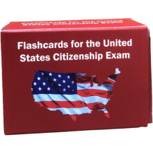 US Citizenship Flash Cards 2024 with 100 Questions and Answers for USCIS Civics Test Preparation