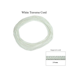 30 Feet (10 yds) 3.0mm Standards Travers Rod Cord String White Color