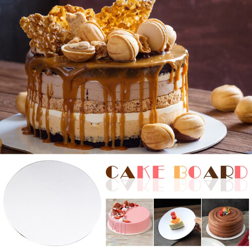 Kiplyki Wholesale Thickened Round Birthday Cake Bottom Support Textureless Cake Box Bottom Support Pad Baking West Point Cardboard Support 2
