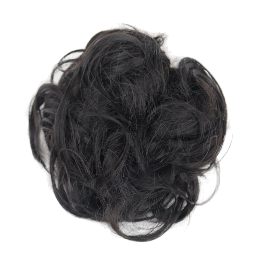 human hair wigs for women Curly Bun Extension Messy Bun Hair Piece Scrunchie Updo Wrap Hair Extensions Adult Female Costume Wigs Toupees, E