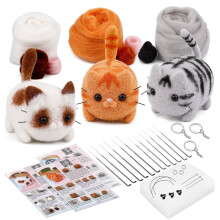 CIYISON Needle Felting Supplies Kits with Tools, for Beginners DIY Animal Crafts