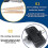 DoubleSided NonStick Sandwich Maker with Even Heat Distribution, Foldable Breakfast Grill Pan 3