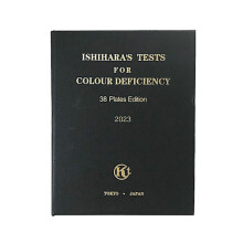 Ophthalmological Optical Optometry Ishihara Book 38 Plates Color Blindness Color Defect Test Book for Driving School