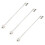 3X 50cm Stainless Steel Water Level Liquid Sensor Vertical Float Switch 1