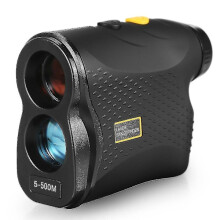 Golf Rangefinder 500m/600m/900m Rangefinder Speedometer Rangefinder Digital Hunting Measurement Binoculars (500m, Black)