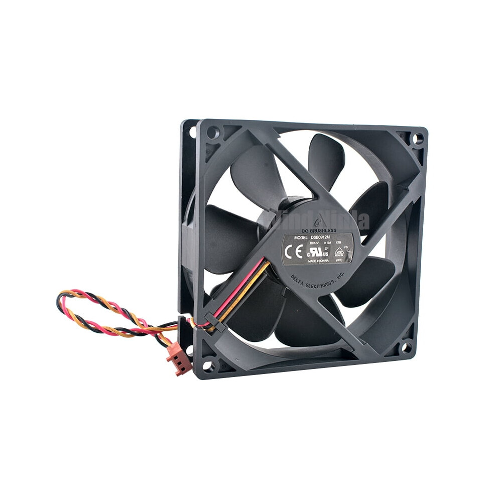 Dsb0912m 9.2Cm 92Mm Fan 92X92x25mm Dc12v 0.19A 3Pin Quiet Cooling Fan For Chassis Cpu Power Supply 9389440318472