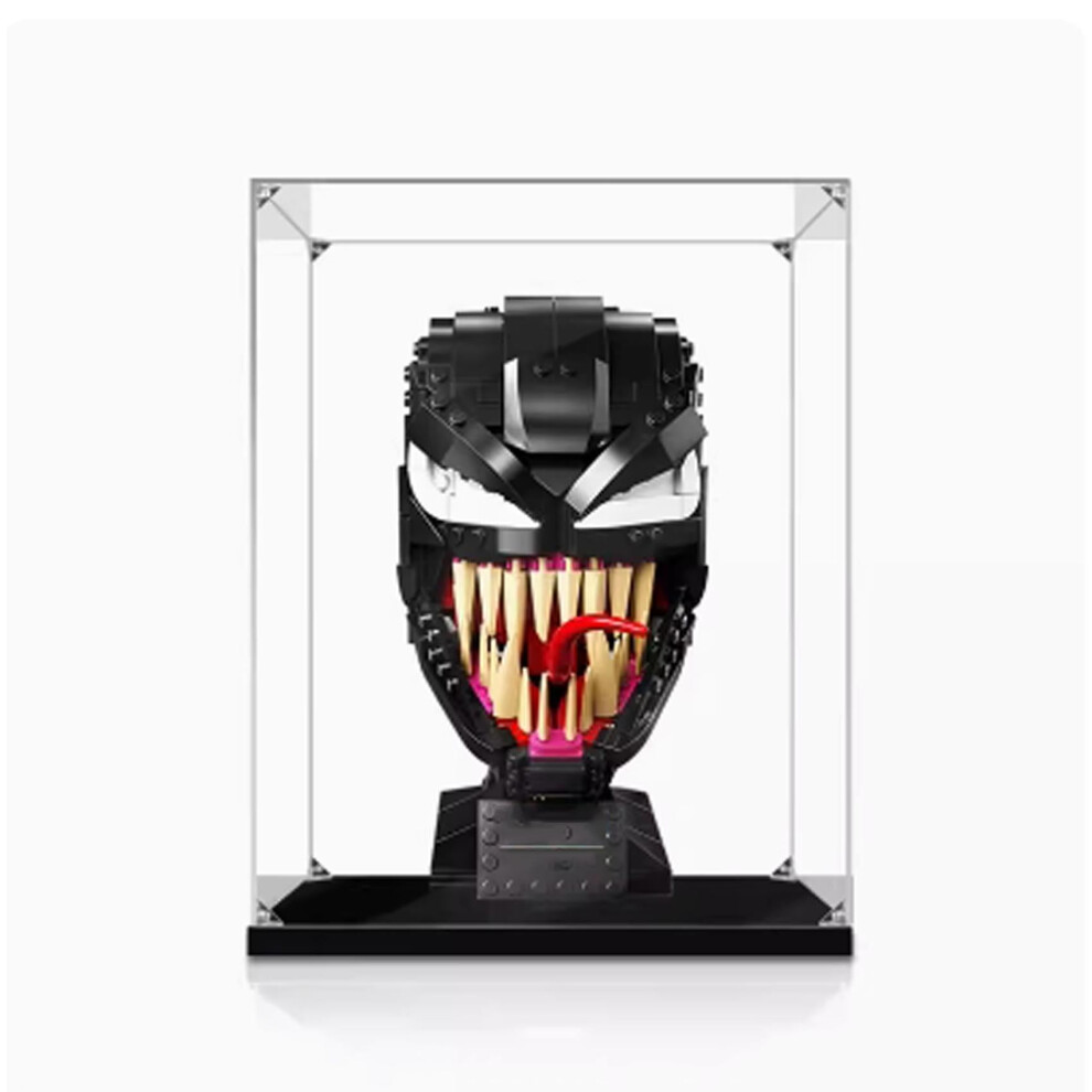 Acrylic Display Case Compatible With 76187 Helmet Model, Clear Dustproof Showcase Box With Flat Base 9113335114517