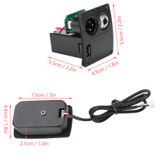 SE‑5N 5‑Band EQ Pickup-Tuner für Akustikgitarre Musikinstrumentenzubehör