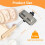 Nonstick DoubleSided Sandwich Maker with Even Heating for Grilled Cheese, Breakfast, Camping 4