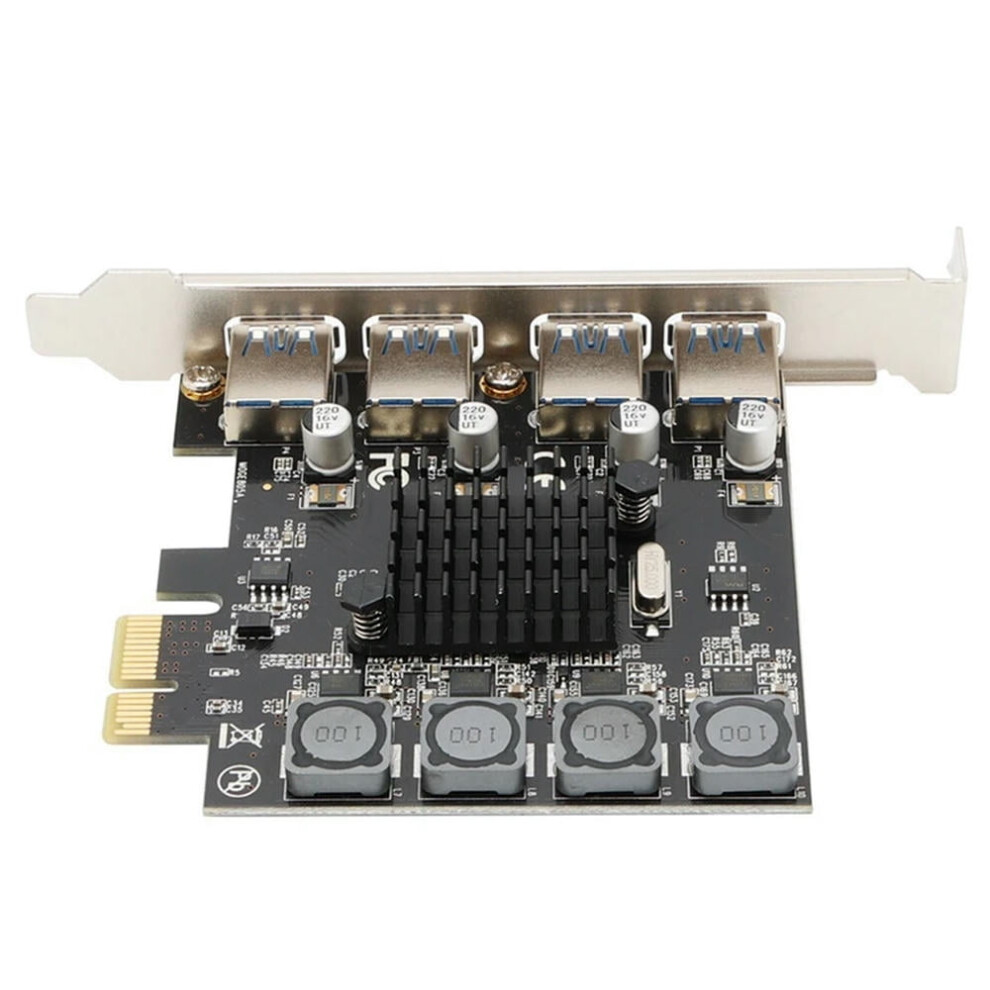 For 4 Port Usb 3.0 Pci Express Card Usb 3.0 Pci-E Expansion Card Pcie To Usb 3.0 Adapter Card For Pcie 1X 4X 8X 16X Slot 9389440220867