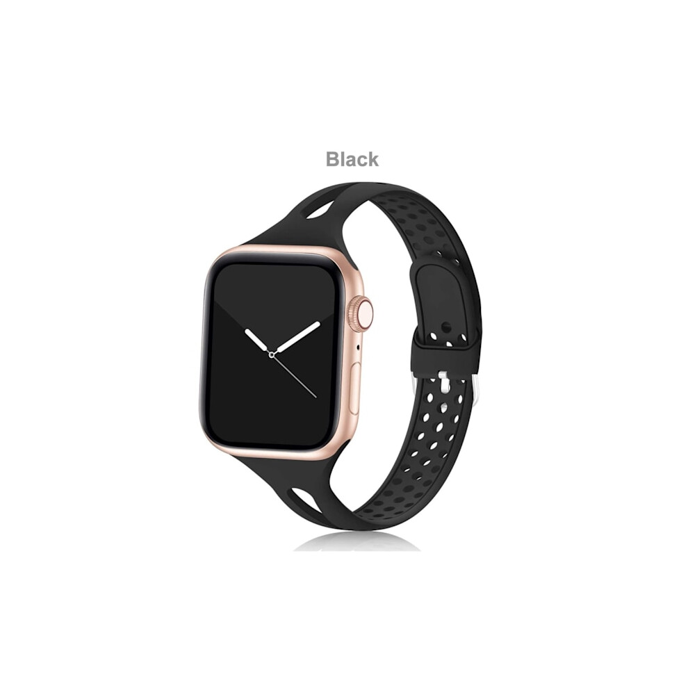 Watch For Compatible With Apple Watchwith Apple Watch Se 6 5 4 3 2 42/44Mm Black 9389440221796