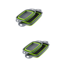 4 Pcs Laundry Baskets Foldable Laundry Basket Fruit and Vegetable Basket Washing Basket Drain Basket