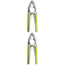 2 Pcs Nut Pliers Walnut Sheller Cracker Nuts Stainless Steel Zinc Alloy Kitchen Gadget