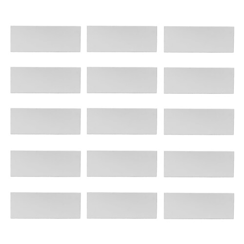 Xing 10pcs Mirror Mosaic Tile Rectangular Mosaic Mirrors Stripes DIY Craft Mirrors