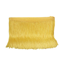Guardung Polyester Fringe Trim For Crafts And Sewing – Choose Variety Of Styles Crafts DIY Clothing Tassel lemon yellow