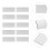 Xing 10pcs Mirror Mosaic Tile Rectangular Mosaic Mirrors Stripes DIY Craft Mirrors 2