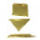 Prettyui 24K Gold Foil Leaf Sheets 6