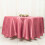BalsaCircle 108" Round Satin Tablecloth Cinnamon Rose Round Table Linen 1