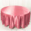 BalsaCircle 108" Round Satin Tablecloth Cinnamon Rose Round Table Linen 4