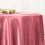BalsaCircle 108" Round Satin Tablecloth Cinnamon Rose Round Table Linen 3