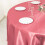 BalsaCircle 108" Round Satin Tablecloth Cinnamon Rose Round Table Linen 5