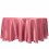 BalsaCircle 108" Round Satin Tablecloth Cinnamon Rose Round Table Linen 8