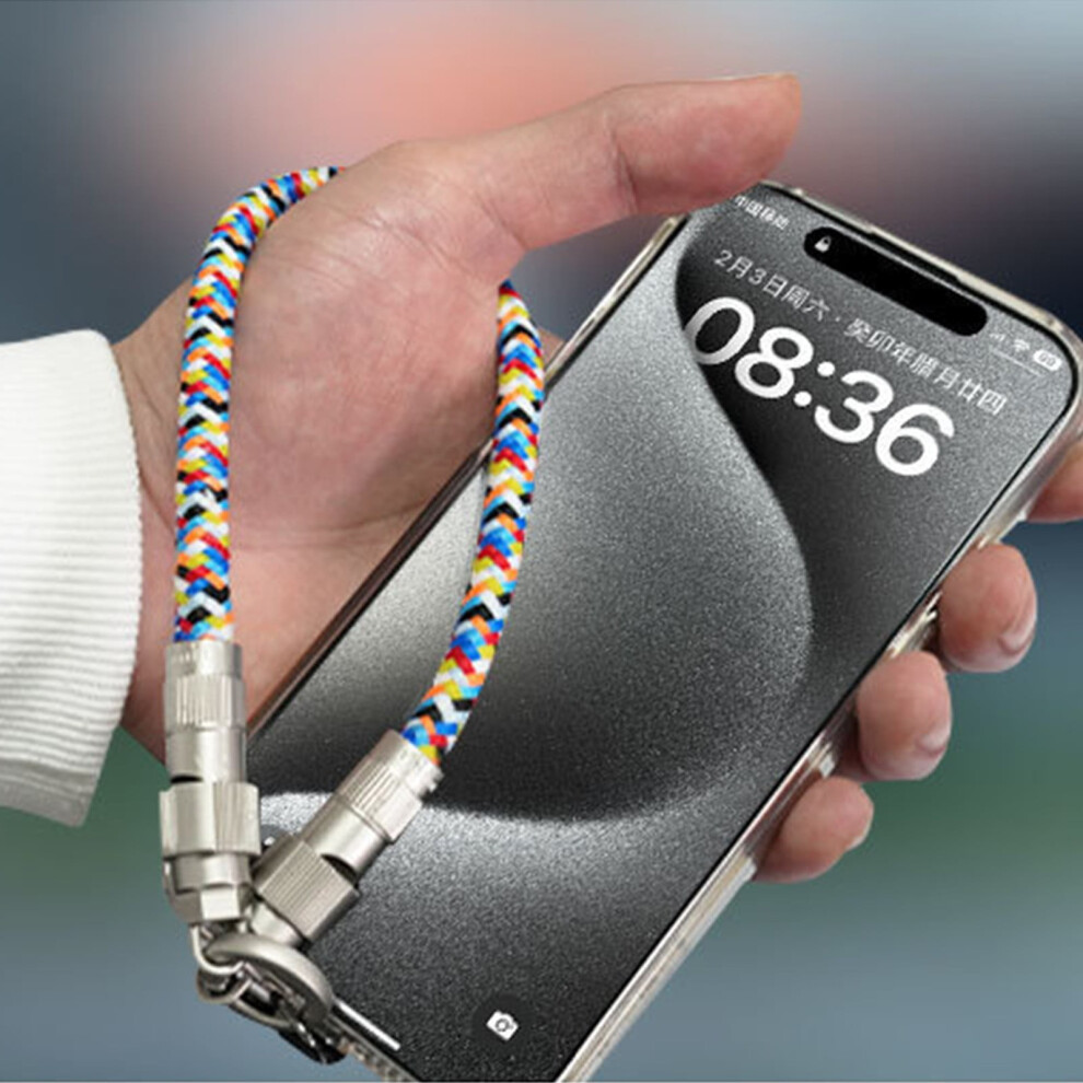 Yifudd Type-C Hanging Rope Charging Cable Crossbody Suitable For Fast Charging Data Cable Personalized Wrist Originality Non Loss Pendant Type-C 9389440505933