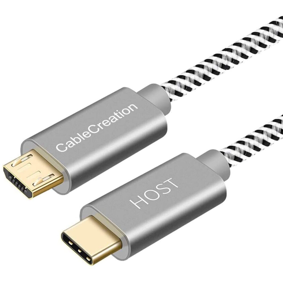 Micro Usb To Usb C Cable 3.3 Ft, Braided Usb C To Micro Usb Otg 480Mbps, Type C To Micro Usb Cable To Usb 9389440507203