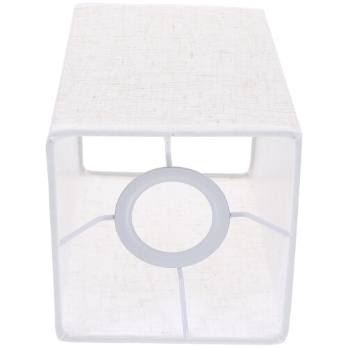 Home Decor Square Lampshade 7.9in Fabric Linen Replacement Ornament 2