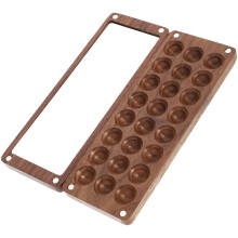 Kid Paint Wooden Palette Art Watercolor Case Painting Mixing Serving Tray Travel Valet Manual Student