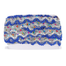 Eease 1pc Clothing Accessories Colourful Lace Ethnic Style Dance Costume Accessory
