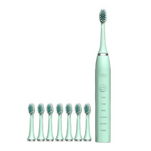 YOBOLK Electric Toothbrush with 8 Heads, 5 Modes, 20-speed Timer, IPX7 Waterproof - Compatible with Replacement Heads