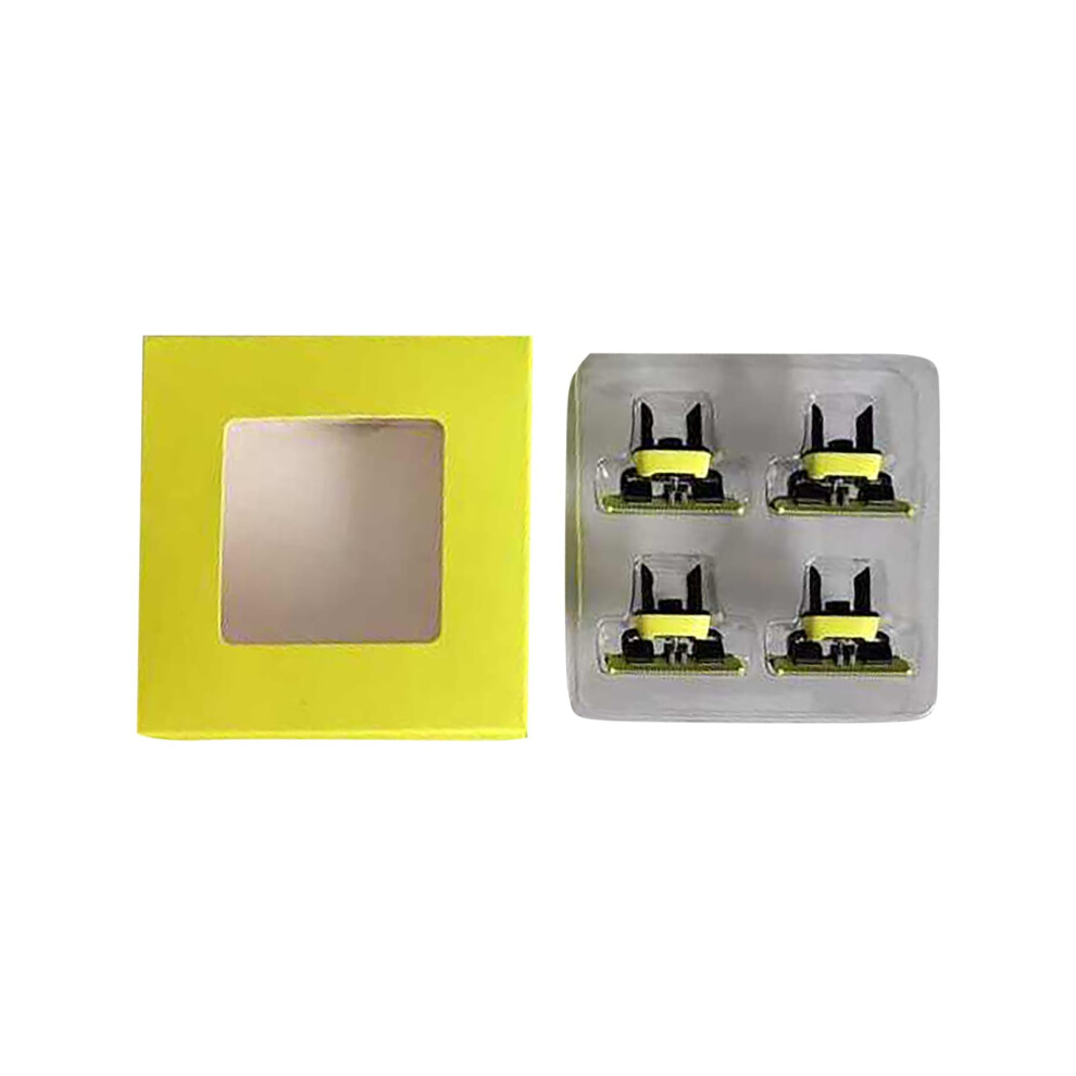360 Blades, 4 Pack Genuine Replacement for OneBlade Shaver, Compatible with QP2520 QP2630 QP2834 QP6510/31 QP6520/30