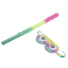 Children Toys Wooden Pinata Stick Halloween Blindfold Masks Pet Party Fiesta Candy Bar 2 Pcs