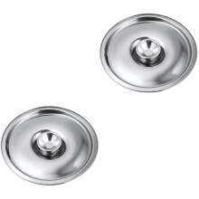 2 Pieces Stainless Steel Cylinder Head Stainless Steel Pot Lid Cast Iron Lid Cookware Lids
