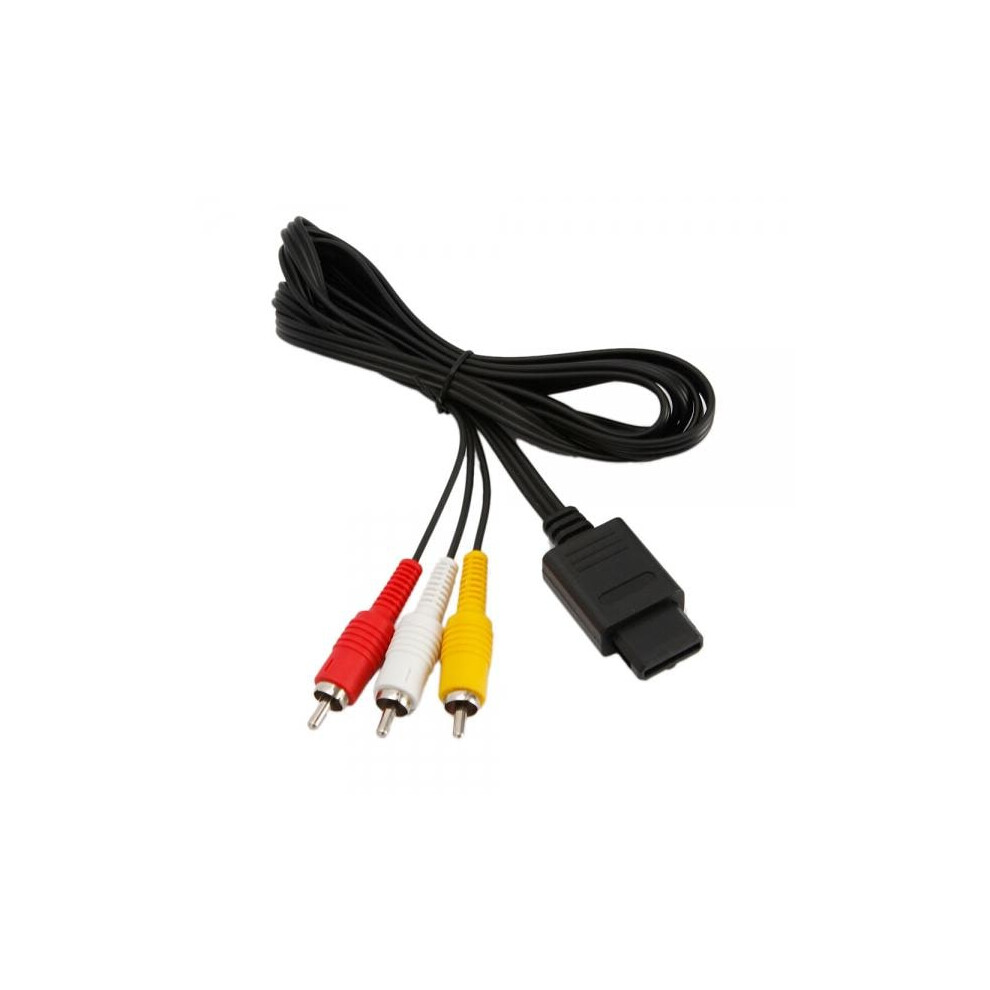 A/V Av Cable Super Compatible With Nintendo Snes Compatible With Nintendo 64 N64 Gamecube 9389440630697