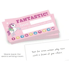 QUTETN 50pcs Colorful Alphabet & Graphic Cards, Cute Multi-Purpose Punch Cards compatible with Classroom Teacher & Student Behavior Rewards,