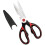 Stainless Steel Kitchen Shears with Soft Silicone Grip, Multi-Purpose Kitchen Scissors, Black 1