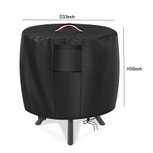 Fireplace Cover,Round Fireplace Cover For Outdoors Gas Firepit Table Cover