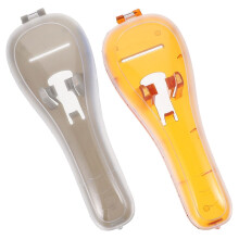 Electric Leg Shaver Plastic Storage Boxes Razor Hard Case Beard Holder Stand Suitcase Travel 2 Pcs
