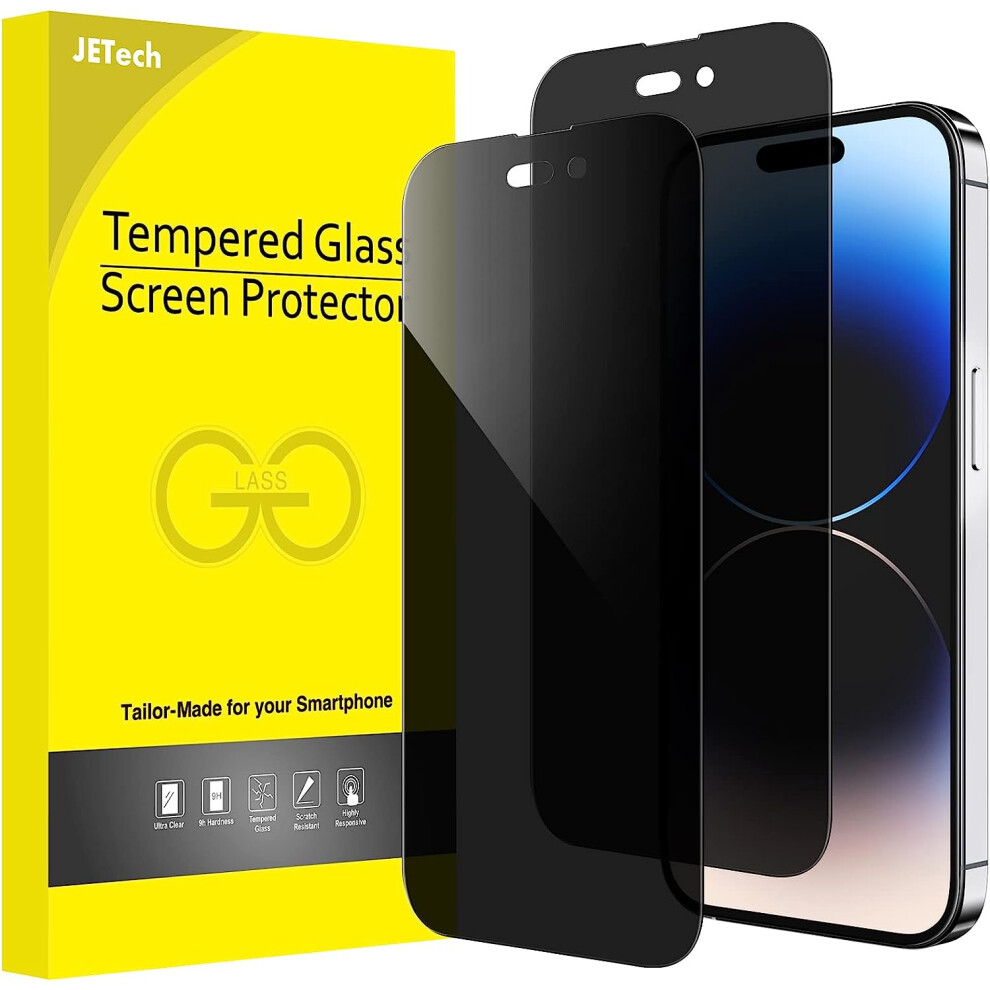 Privacy Full Coverage Screen Protector For Compatible With Iphone 14 Pro 6.1-Inch, Anti-Spy Tempered Glass Film, Edge To Edge 9110895354438