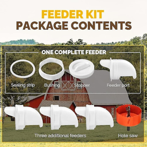 Gravity Automatic Chicken Feeder No Waste, Chicken Feeder 2